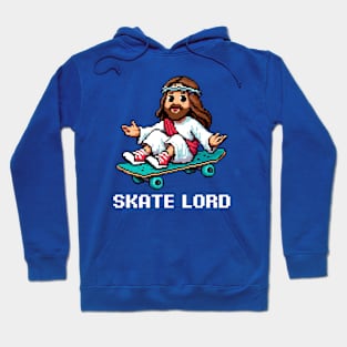 Jesus Skate Lord Pixel Hoodie